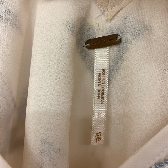 Free People XS‎ Dress Shift Frances Bean Pink Rose - Picture 3 of 8